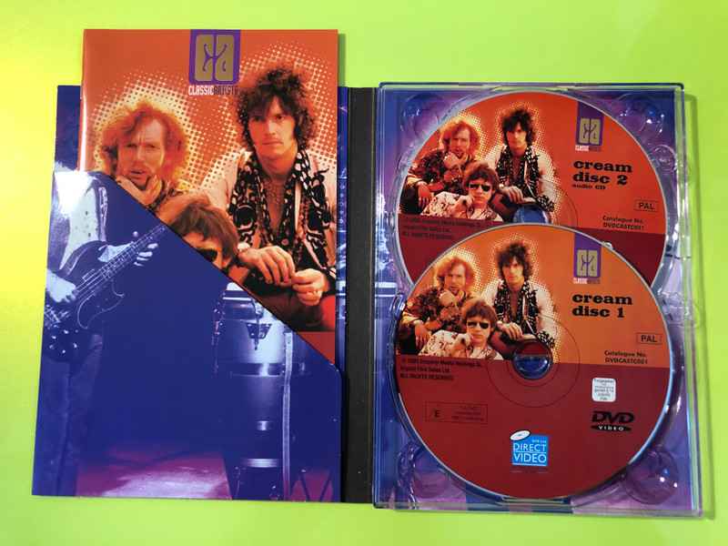 Classic Artists: Cream — The Fully Authorised Story DVD + CD (Limited Edition) (5060071500033) 