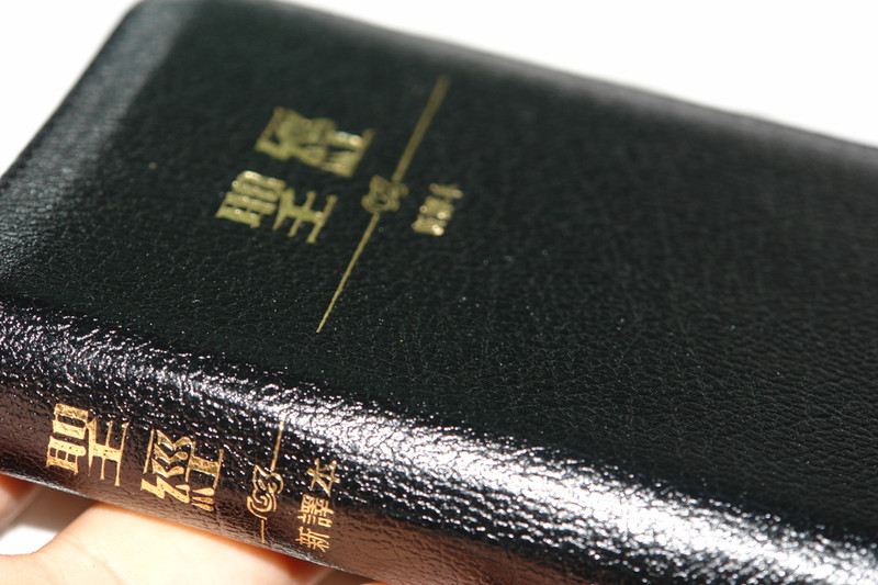 Chinese Pocket Size Bible CNV / Black Leather Bound Very Small / Traditional Character / Shen Edition 