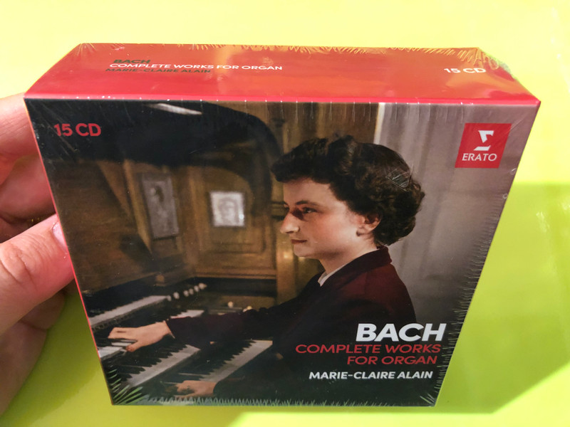 J.S. Bach — Complete Works for Organ (Marie-Claire Alain), Erato / Warner Classics (15 CD) (0190295634537) 
