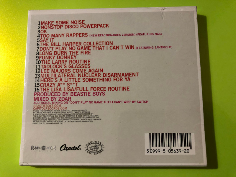 Beastie Boys — Hot Sauce Committee Part Two, Capitol (CD) (5099950563920) 