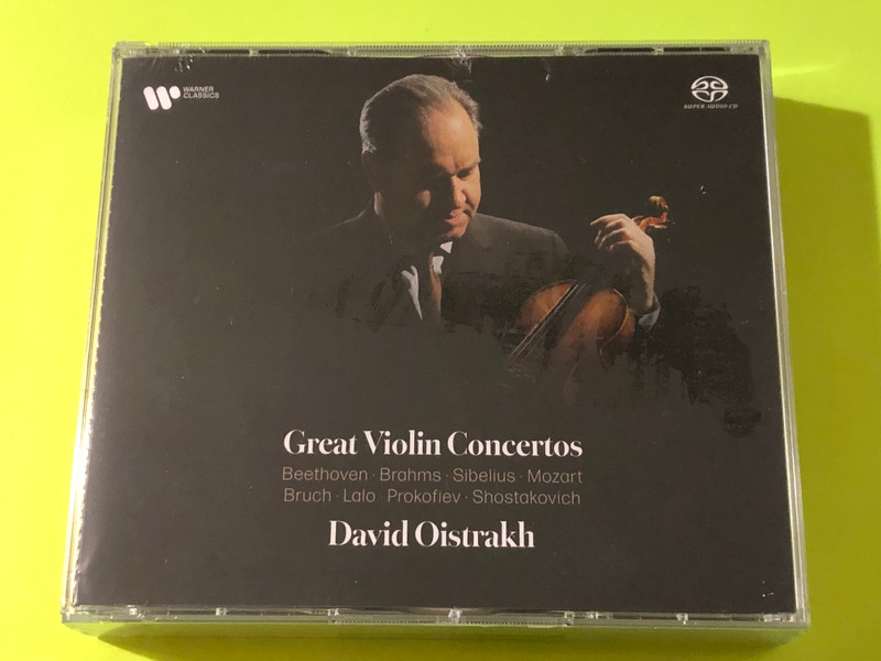 David Oistrakh — Great Violin Concertos, Warner Classics (6 SACD) (5021732960924) 