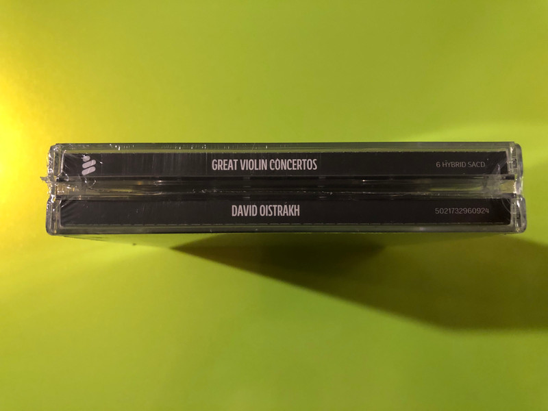 David Oistrakh — Great Violin Concertos, Warner Classics (6 SACD) (5021732960924) 