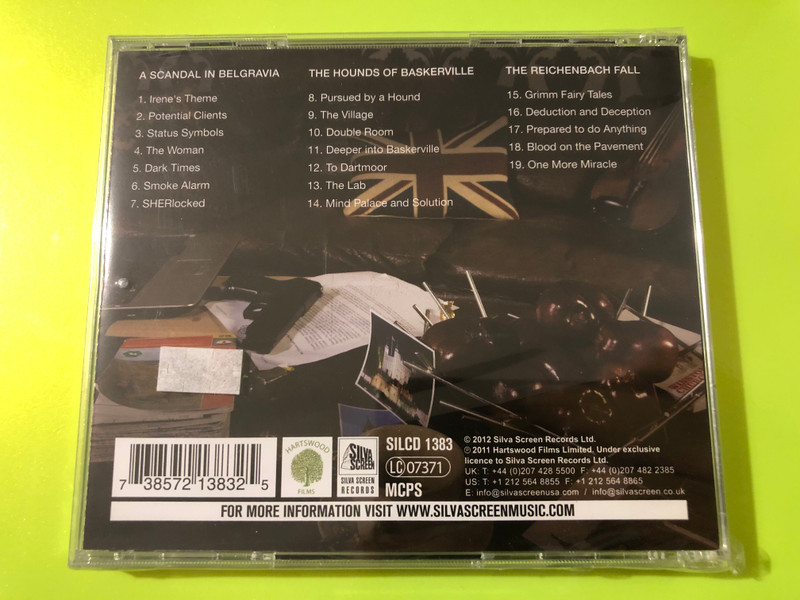 Sherlock — Original Television Soundtrack, Series Two, Silva Screen Records (CD) (738572138325) 
