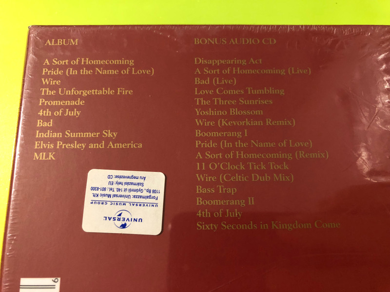 U2 — The Unforgettable Fire, Island Records (2CD Deluxe Edition, Remastered) (602527014036) 