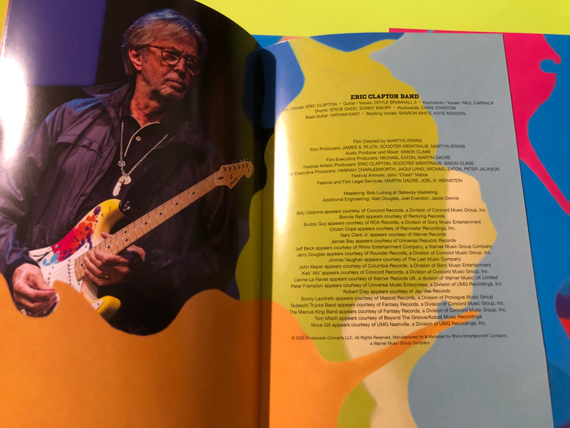 Rhino: Eric Clapton — Crossroads Guitar Festival 2019 (2-Disc DVD) (0603497847471) 