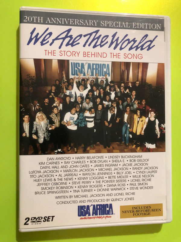 USA for Africa / Image: We Are the World — The Story Behind the Song, Image Entertainment (20th Anniv. 2 DVD Set) (0014381263626) 