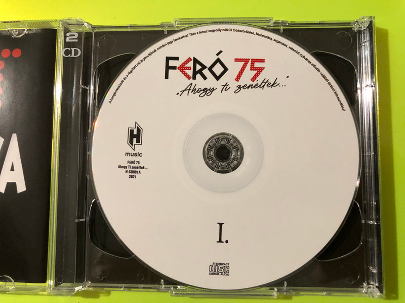 H-Music: Feró 75 — Ahogy Ti Zenéltek..., H-Music (2CD Tribute, 2021) (9008798359639) 
