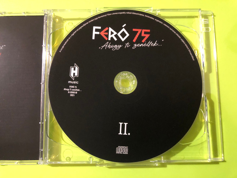 H-Music: Feró 75 — Ahogy Ti Zenéltek..., H-Music (2CD Tribute, 2021) (9008798359639) 