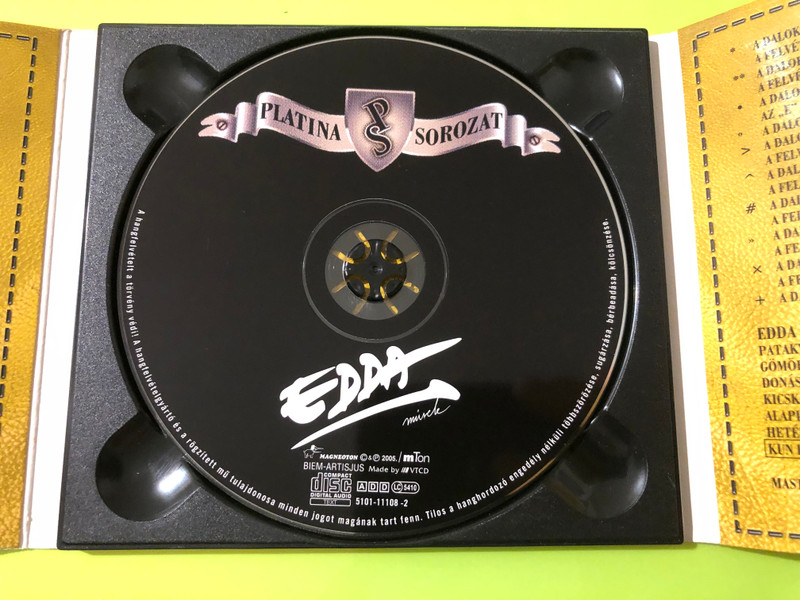 Magneoton: Edda Művek — Platina Sorozat, Magneoton / mTon (Audio CD, 2005 Remaster) (5051011110825) 