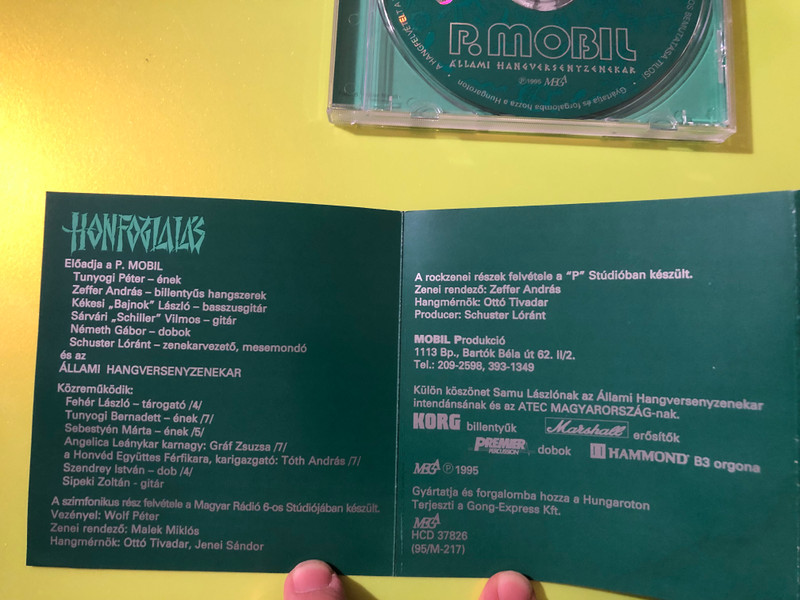 P. Mobil — Honfoglalás, MEGA / Hungaroton (Audio CD) (5991813782625.)