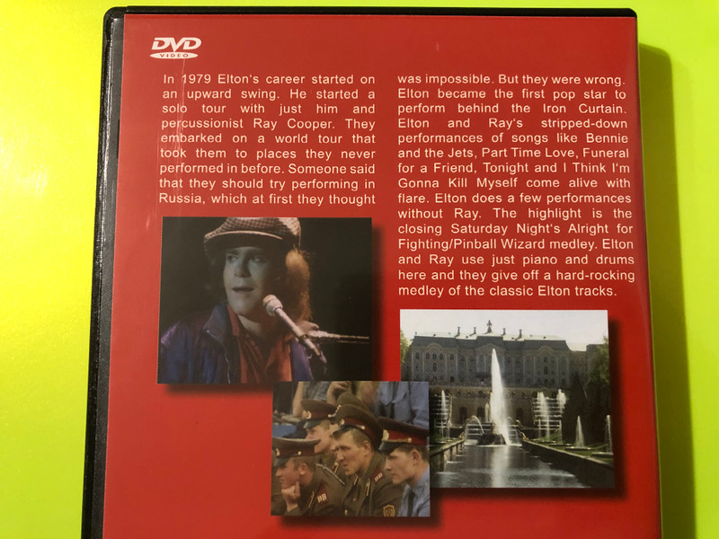 Elton John — To Russia with Elton, Power (DVD, 2003) (4260053400295) 