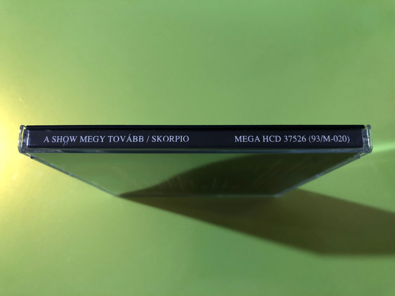 Skorpió — A Show Megy Tovább, Mega / Hungaroton-Gong (Audio CD, 1993) (5499181752628) 