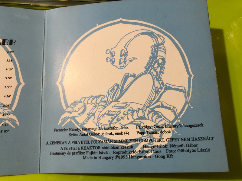Skorpió — A Show Megy Tovább, Mega / Hungaroton-Gong (Audio CD, 1993) (5499181752628) 
