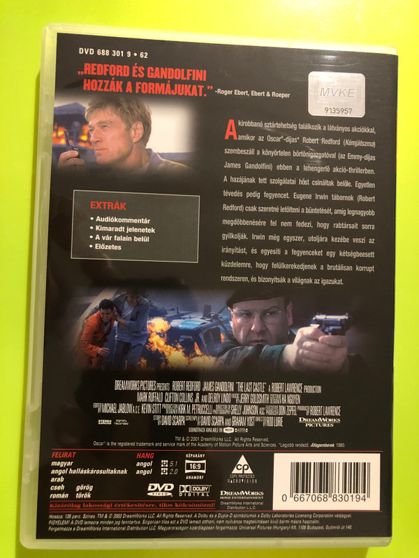 Az Utolsó Erőd — The Last Castle, DreamWorks Home Entertainment (DVD) (0667068830194) 