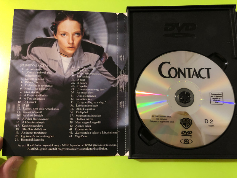 Kapcsolat — Contact, Warner Bros. (DVD) (5999010440065)