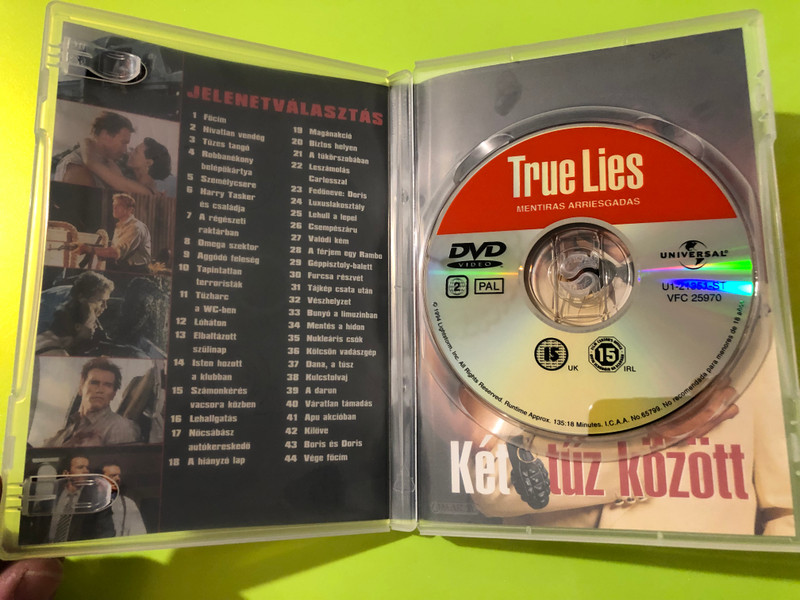 Két Tűz Között — True Lies, Universal (DVD) (5996255707304)
