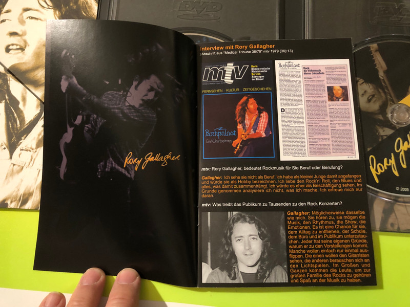 Rory Gallagher — The Complete Rockpalast Collection, Studio Hamburg / WDR (Box, 3DVD) (4031778530259) 