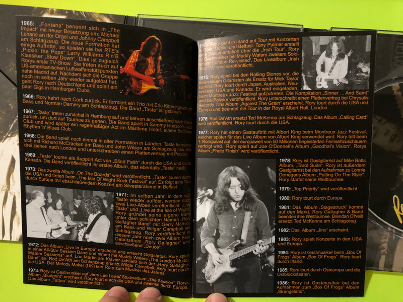 Rory Gallagher — The Complete Rockpalast Collection, Studio Hamburg / WDR (Box, 3DVD) (4031778530259) 