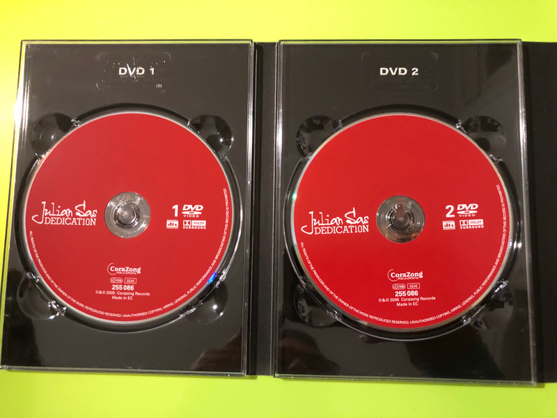 Julian Sas — Dedicat10n, CoraZong Records (Box Set, 2DVD+2CD) (850295001868)