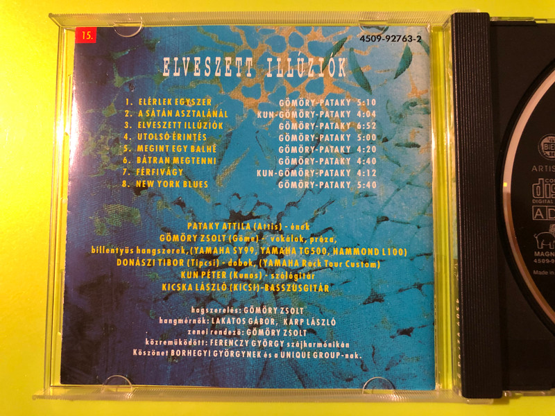 Edda Művek — Elveszett Illúziók, Magneoton (Audio CD) Signed (745099276324.)