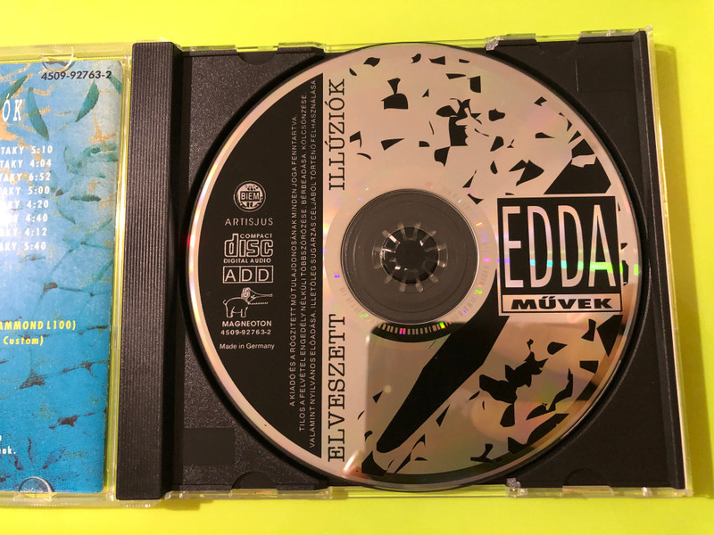 Edda Művek — Elveszett Illúziók, Magneoton (Audio CD) Signed (745099276324.)