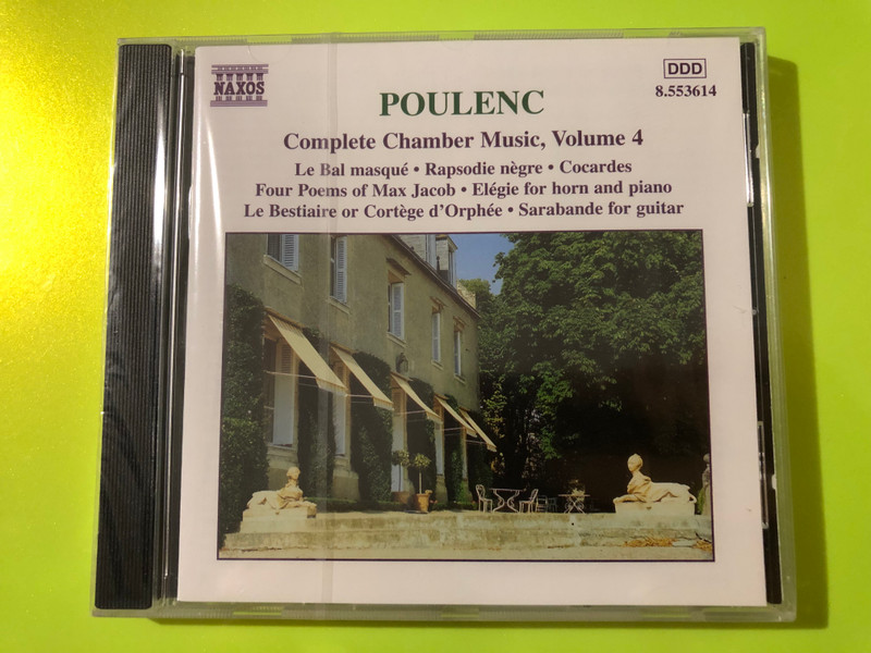 Naxos: Francis Poulenc — Complete Chamber Music, Vol. 4 (Audio CD) (730099461429) 