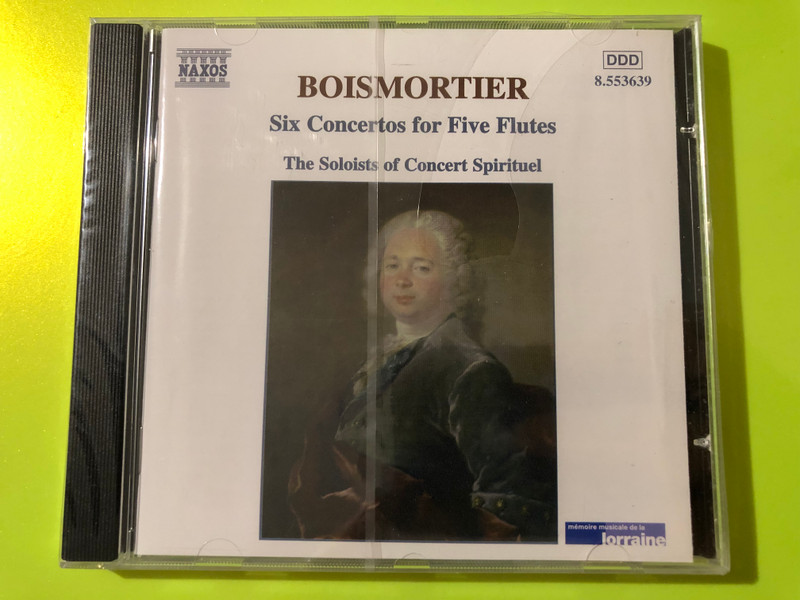 Naxos: Joseph Bodin de Boismortier — Six Concertos for Five Flutes, Op. 15 (Audio CD)