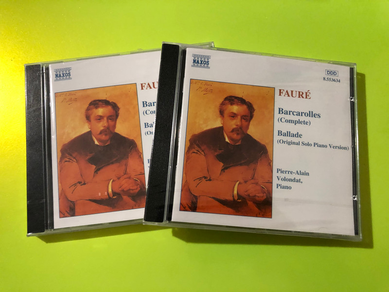 Gabriel Fauré — Barcarolles (Complete) & Ballade, Naxos (Audio CD) (730099463423)