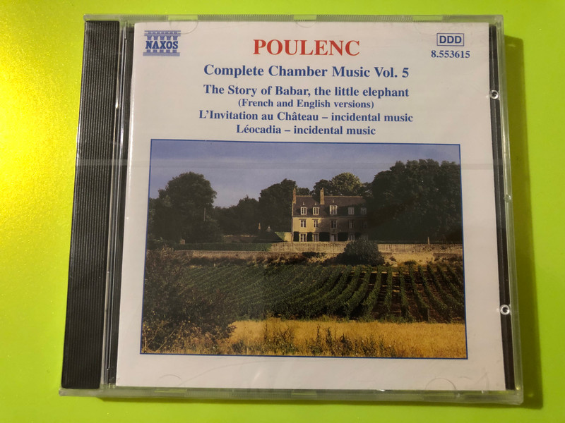 Alexandre Tharaud, Danielle Darrieux — Poulenc: Complete Chamber Music Vol. 5, Naxos (Audio CD) (730099461528) 