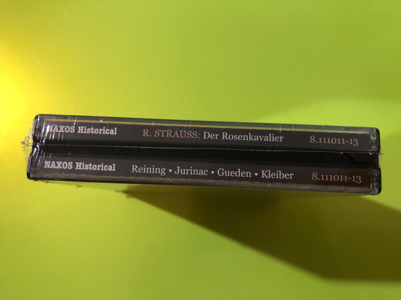 Erich Kleiber — Richard Strauss: Der Rosenkavalier, Naxos Historical (3CD Box Set) (747313301126) 