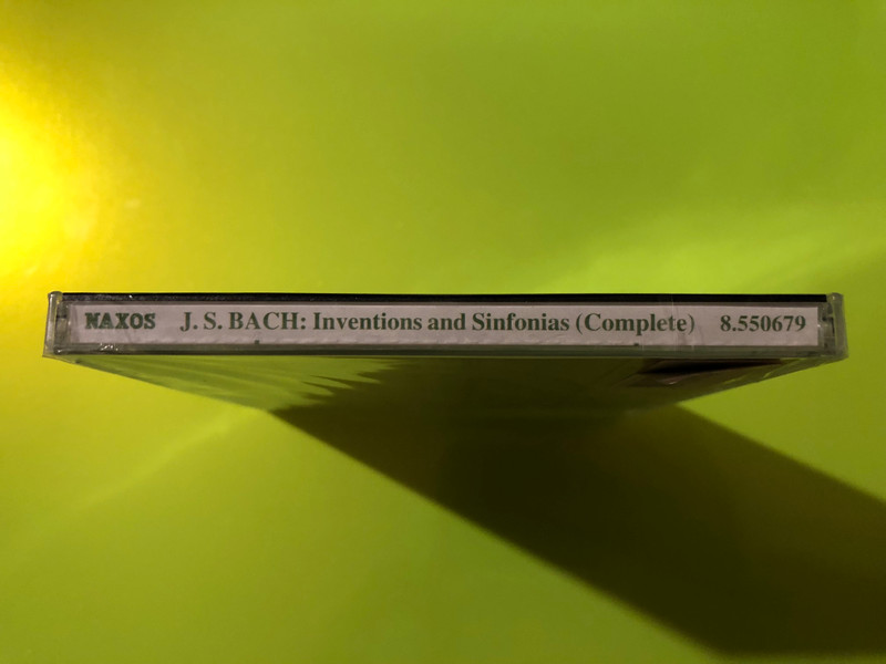 J.S. Bach: Inventions and Sinfonias (Complete) – János Sebestyén, Naxos (Piano CD) (4891030506794) 