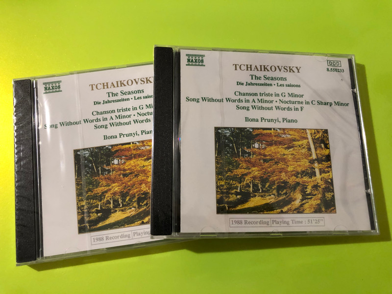 Ilona Prunyi — Tchaikovsky: The Seasons, Naxos (Audio CD) (4891030502338) 