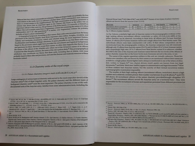 The Assyrian Army II / II. RECRUITMENT AND LOGISTICS Author: Dezső Tamás Monographs of the Institute of Ancient Studies, Faculty of Humanities, Eötvös Loránd University, Budapest Assyriologia 9 / Antiqua et Orientalia 6 ( 9789632847467)