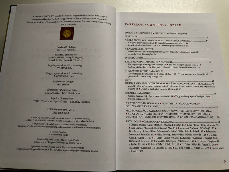 Az Árpád-kori magyar pénzek katalógusa I. /Opitz Numismatica 1. / Catalogue of Árpádian Coinage I (9789639987265)
