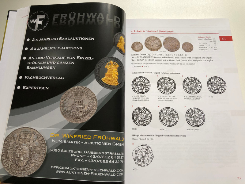 Az Árpád-kori magyar pénzek katalógusa I. /Opitz Numismatica 1. / Catalogue of Árpádian Coinage I (9789639987265)