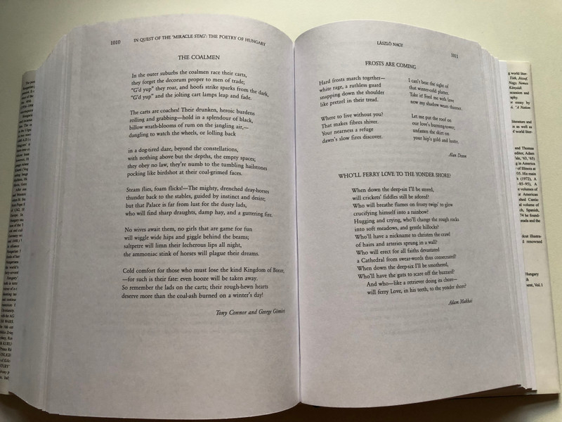 In Quest of the Miracle Stag The Poetry of Hungary - Volume 1 by Adam Makkai  An Anthology of Hungarian Poetry from the 13th Century to the Present in English Translation, Vol 1. (9789638602428)