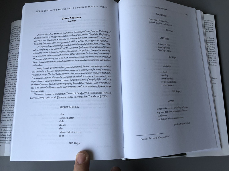 In Quest of the Miracle Stag: The Poetry of Hungary - Volume 2 by Adam Makkai / An Anthology of Hungarian Poetry from the Start of the 20th Century to the Present in English Translation