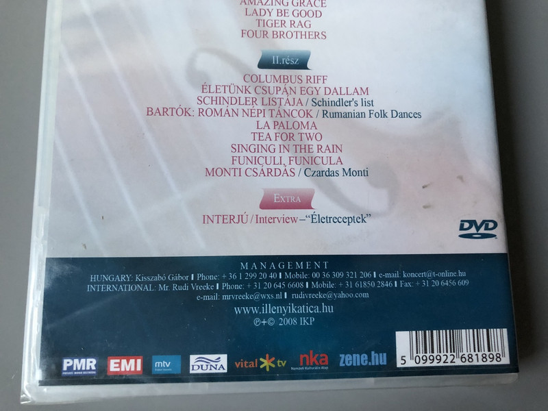 Tavaszi koncert a Zeneakadémián (DVD) Illényi Katica / Spring Concert at the Liszt Ferenc Academy of Music 2007 May 10