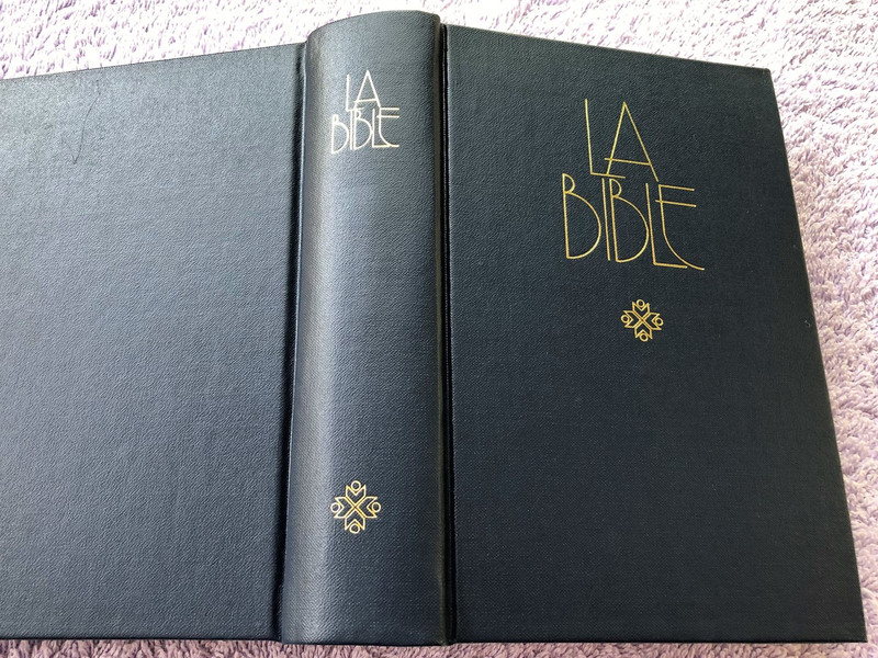 French Bible / La Bible Ancien et Nouveau Testament / Traduit du grec et de l'hébreu en français courant / 1995 Print FC053 Size