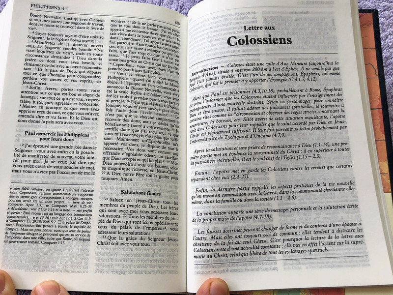 French Bible / La Bible Ancien et Nouveau Testament / Traduit du grec et de l'hébreu en français courant / 1995 Print FC053 Size