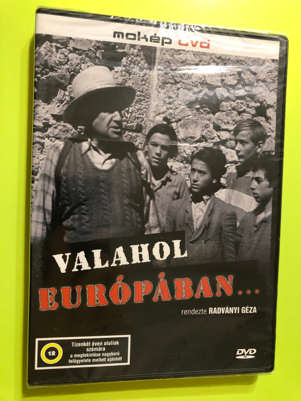 Valahol Európában DVD 1948 Somewhere in Europe / Audio: Hungarian / Subtitle: English / Starring: Artúr Somlay and Miklós Gábor / Directed by: Géza von Radványi (5996357312888)