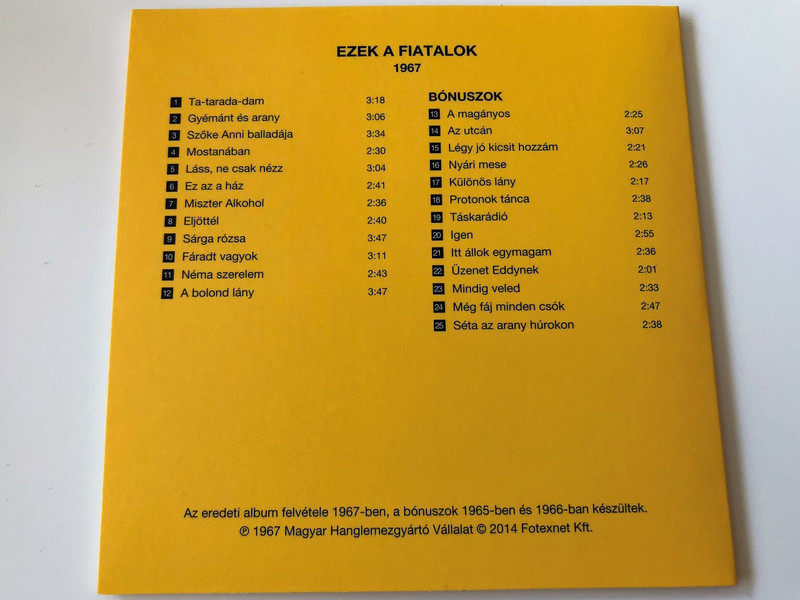 Illés Együttes 50th Anniversary Collector's 5CD Set / Illés 50 - Jubileumi gyűjtemény 5CD + szövegkönyv / Hungaroton HCD71305 / The first 5 Albums with BONUS Tracks
