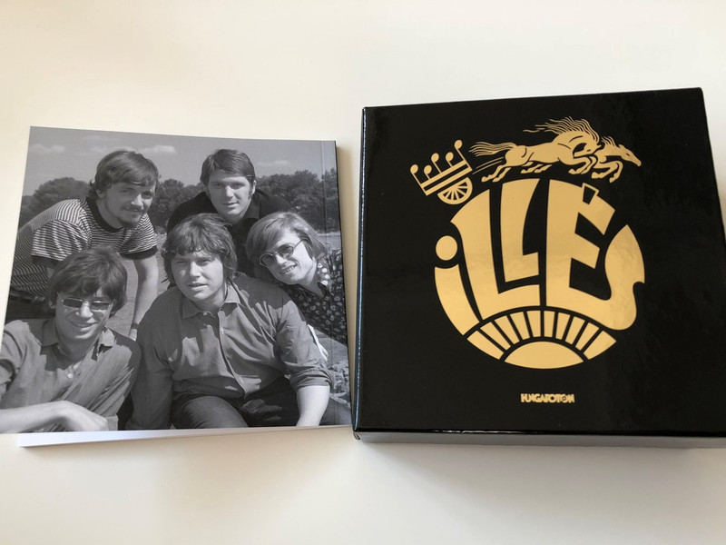 Illés Együttes 50th Anniversary Collector's 5CD Set / Illés 50 - Jubileumi gyűjtemény 5CD + szövegkönyv / Hungaroton HCD71305 / The first 5 Albums with BONUS Tracks