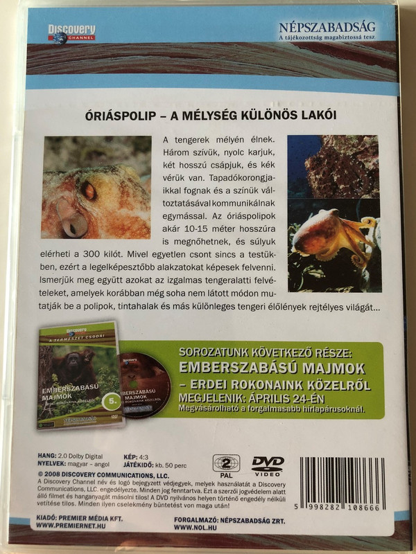 Discovery Channel - Wonders of Nature 20 DVD Collector's Box / A TERMÉSZET CSODÁI DÍSZDOBOZ / Region 2 PAL Made in EU