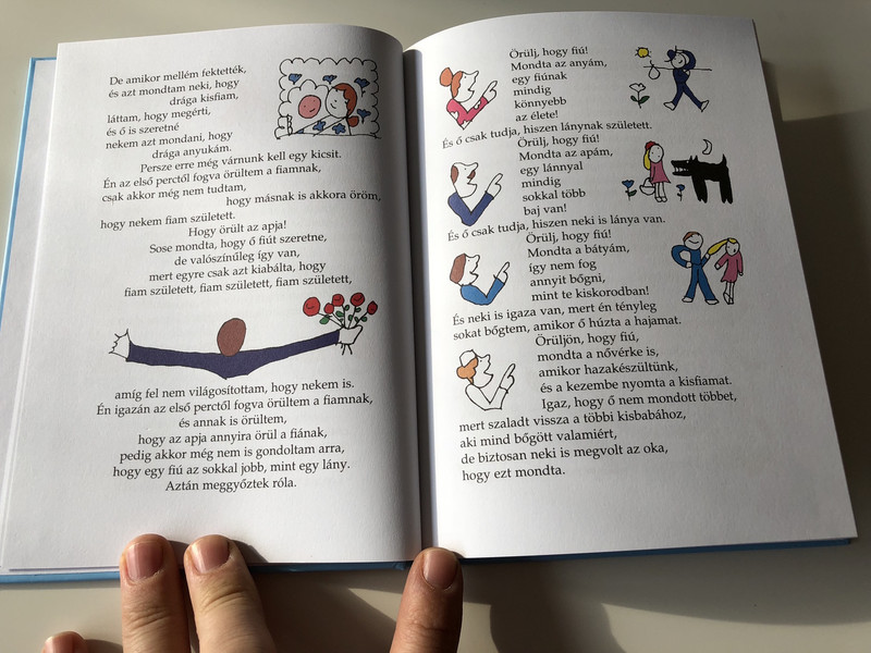  Örülj, hogy Fiú! - Be glad it's a Boy! / Janikovszki Éva / Réber László rajzaival / 10. Kiadás - 10. Edition / HUNGARIAN LANGUAGE HARDCOVERED BOOK (9789631199031)