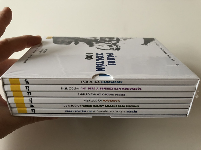 Fábri Zoltán 100 Gyűjteményes kiadás III. / 6 DVD Hatlemezes díszdoboz / ENGLISH SUBTITLES / Számos extrával, kísérőfüzettel / Hangyaboly, A befejezetlen mondatból, Az ötödik pecsét, Magyarok, Fábián Bálint találkozása Istennel / Extra Features (5999887816482)
