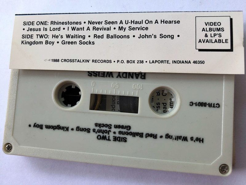Never Seen A U-haul on a Hearse / Randy Weiss / Audio Cassette