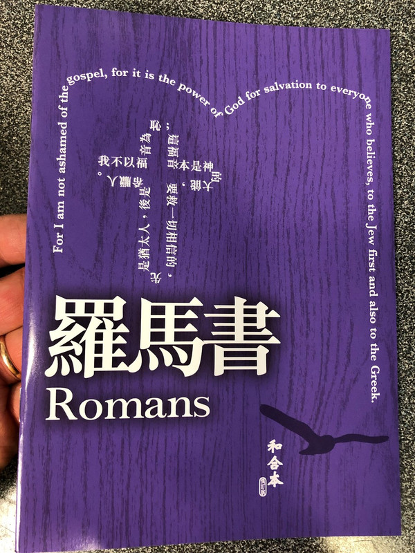Paul's letter to the Romans in Chinese Language SUPER LARGE PRINT Edition / Revised Chinese Union Version CU2010 HKBS (9789622936614)