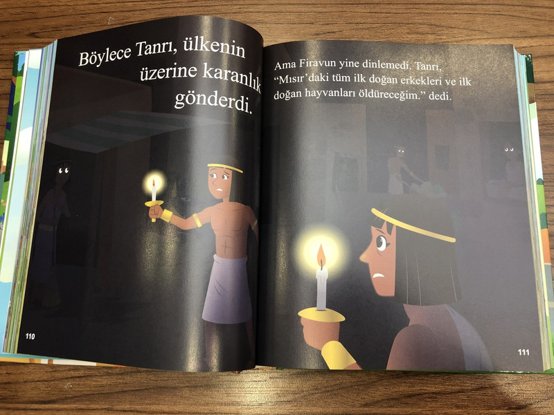 Storybook Bible in Turkish Language / Çocuklar için Kutsal Kitap Uygulaması - Öykü Kitabı / YouVersion / Hardcover (9789754621105)