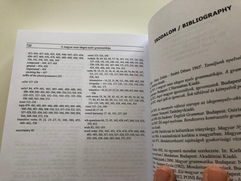 A Grammar of Hungarian as a Foreign Language - Theory and Practice / Dr. Budai László / A Magyar mint idegen nyelv Grammatikája / Elmélet és Gyakorlat / Tinta Kiadó 2017 (9789634090687)